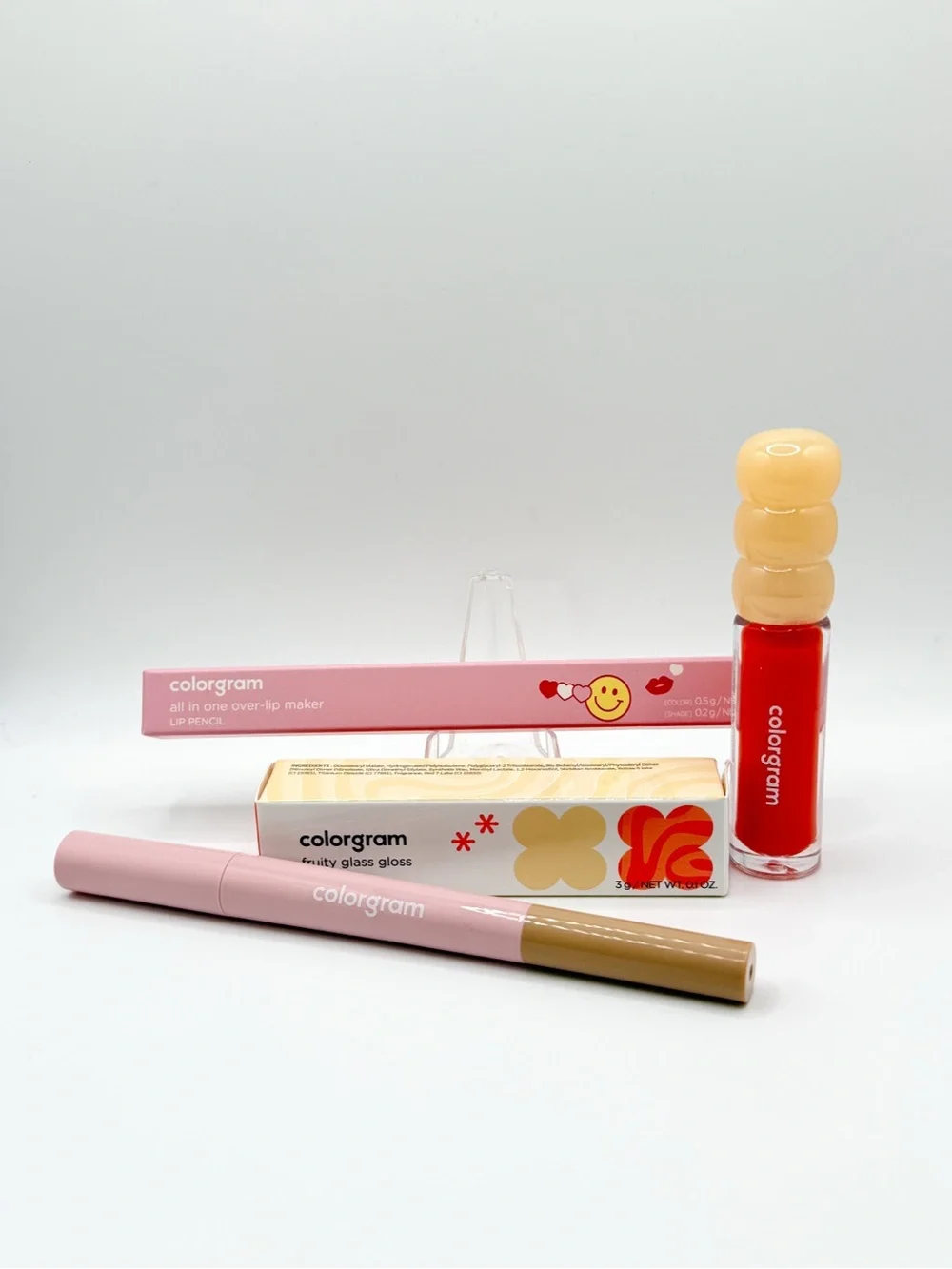 Colorgram Fruity Glass Gloss & All-In-One Over Lip Maker Set